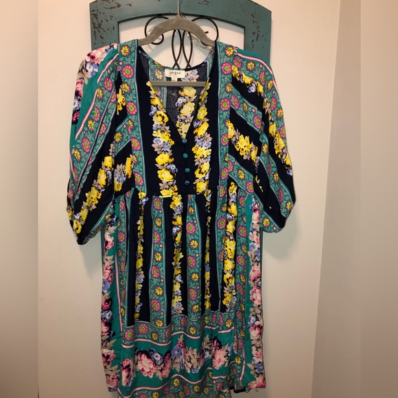 UMGEE Floral Boho womens dress Size Small - Picture 1 of 8